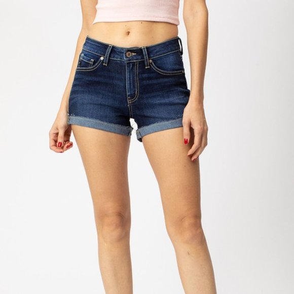 Kancan Hazel Ladies Women Denim Short KC7058D - Picture 1 of 5